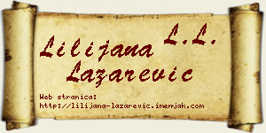 Lilijana Lazarević vizit kartica